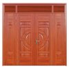 Cửa thép vân gỗ 4 cánh Alux